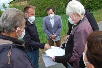 Vor-Ort-Termin Suedlink Konverter-Standort Bergrheinfeld