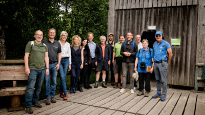 Grüne Delegation beim Besuch des Roten Moores in Hessen. Fotografin: Ute Laux, Bildrechte: Jutta Paulus, MdEP