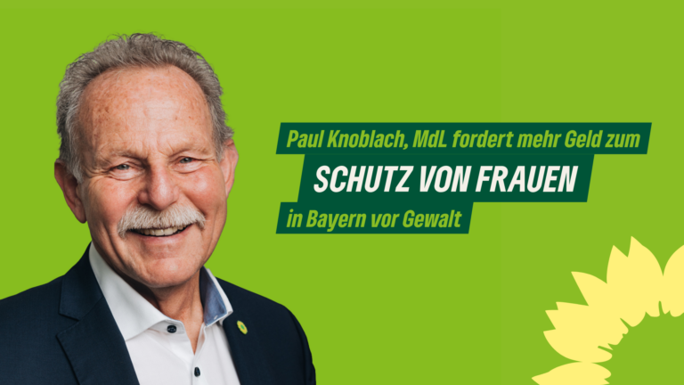 Abgeordneter Knoblach fordert mehr Geld zum Schutz von Frauen in Bayern vor Gewalt