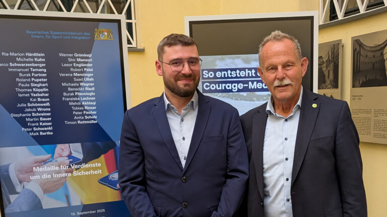 Freistaat dankt Thomas Köpplin für Zivilcourage