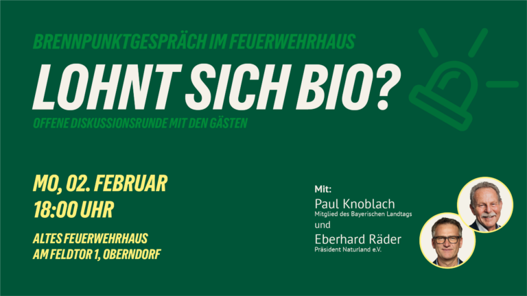 Diskussionsrunde: Lohnt sich Bio?